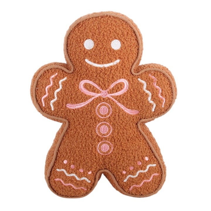 Cuscino Omino di Pan di Zenzero Bouclé