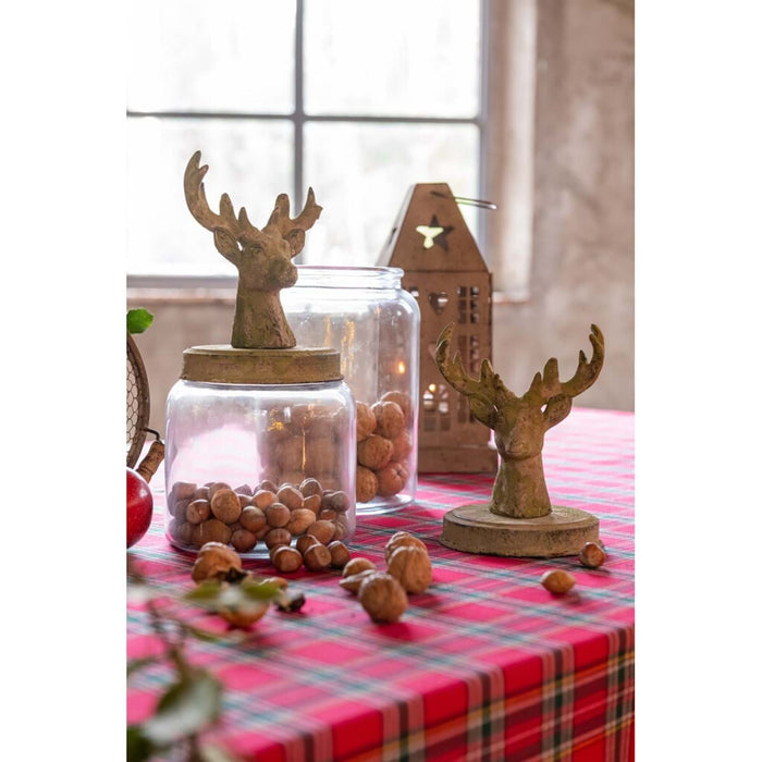 Barattolo decorativo con coperchio Selva Antica Blanc Mariclò