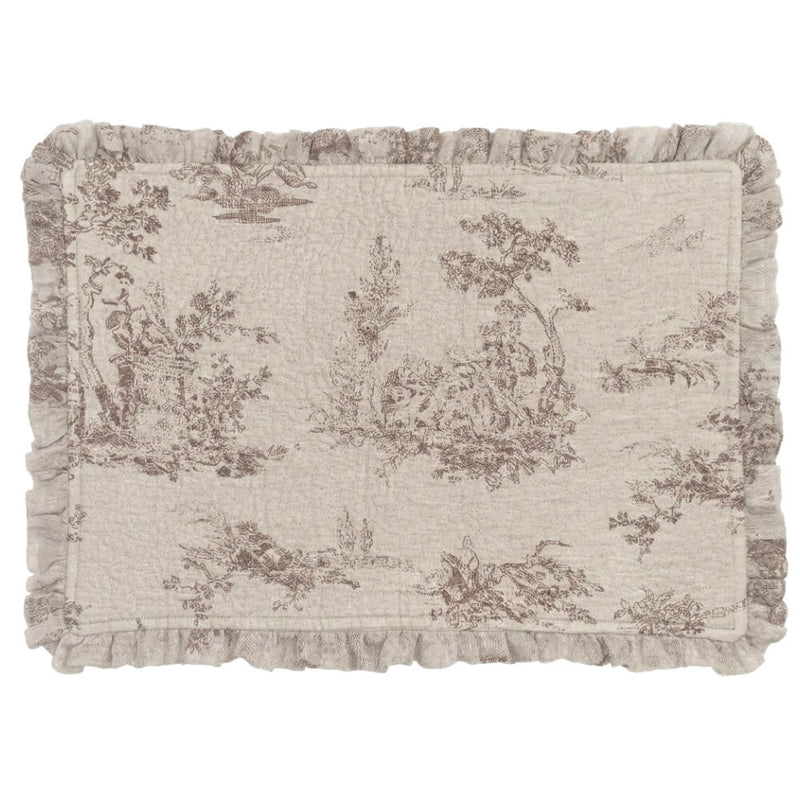 Tovaglietta Toile de Jouy con Galetta 35×50 Blanc Mariclo