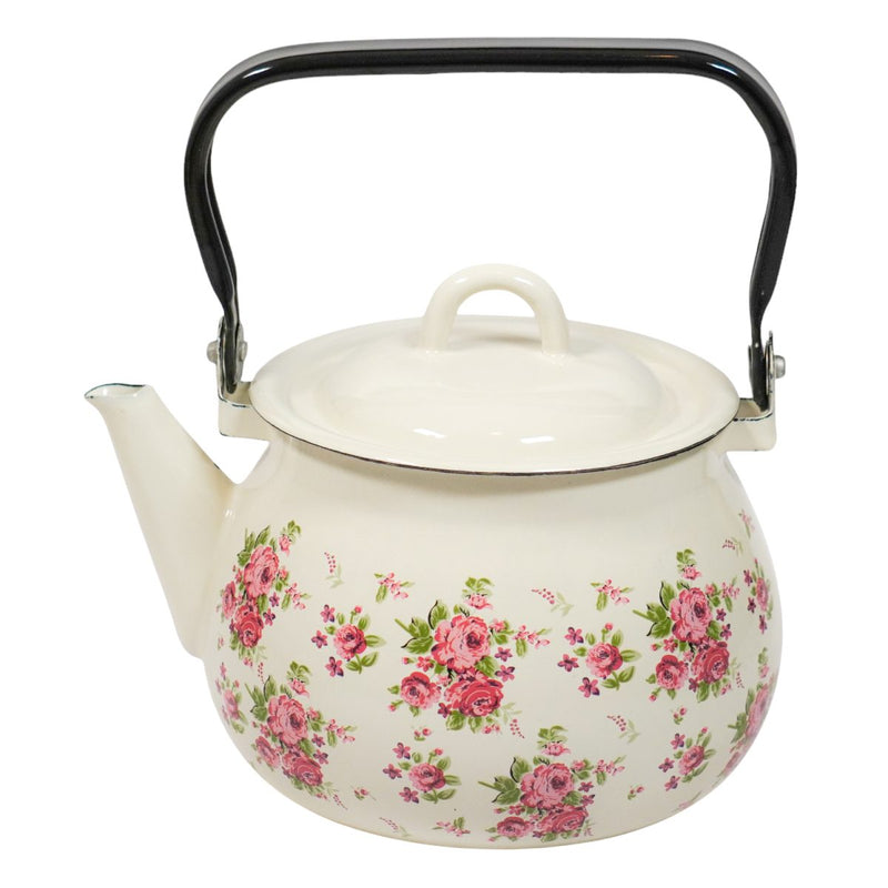 Bollitore Smaltato Bella 2,5 L Isabelle Rose con Rose Rosa