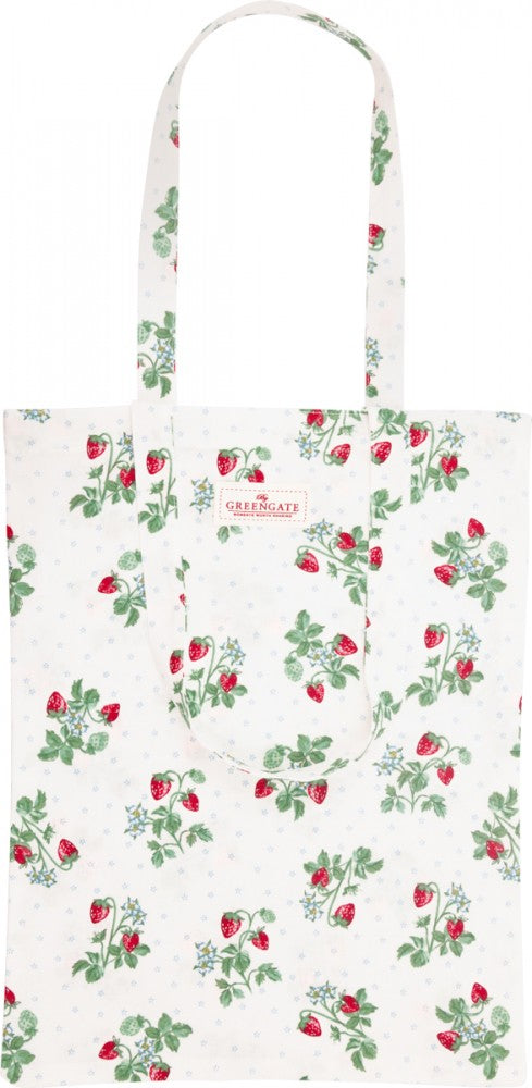 Borsa in Cotone  GreenGate Berry White