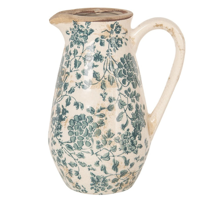 Green Ceramic Decorative Jug -Clayre &amp; eef