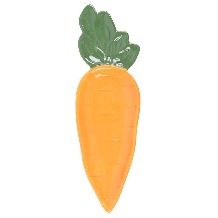 Piatto Decorativo a Forma di Carota – 27,3 cm