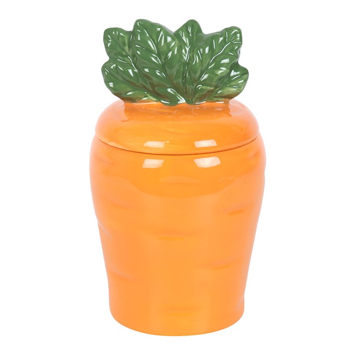 Bruciatore di Essenze a Forma di Carota in Ceramica – 16 cm