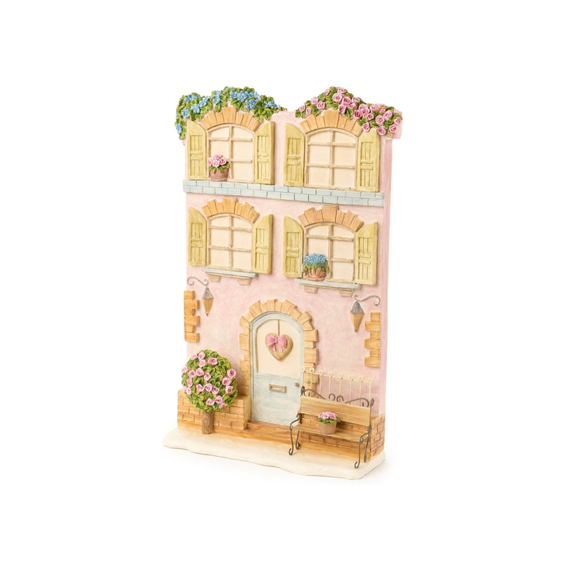 Decorazione Casa in Resina Floreale 40,5 cm Nuvole di Stoffa