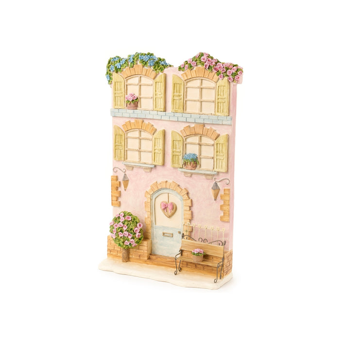 Decorazione Casa in Resina Floreale 40,5 cm Nuvole di Stoffa