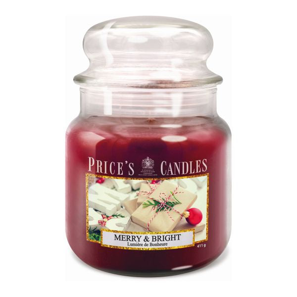 Candela profumata in giara media Merry & Bright - Price's Candles