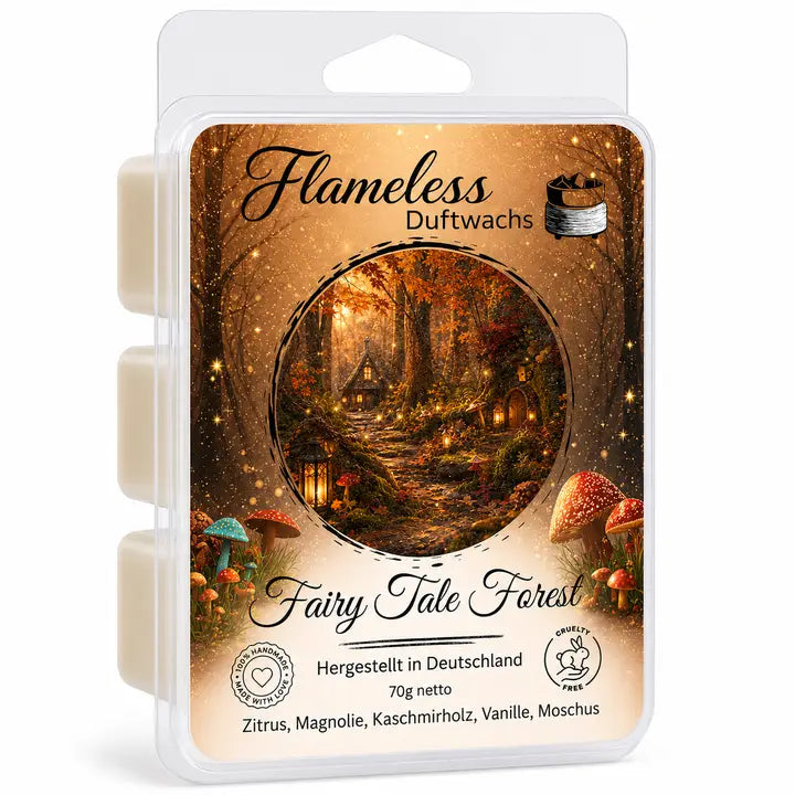Cera profumata di soia Fairy Tale Forest 70 g – FLAMELESS