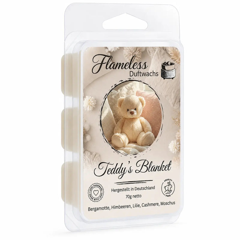 Cera Profumata Teddy’s Blanket 70 g Flameless