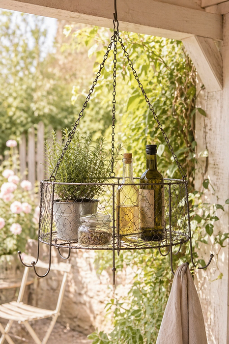 Iron Ceiling Shelf-Boltze