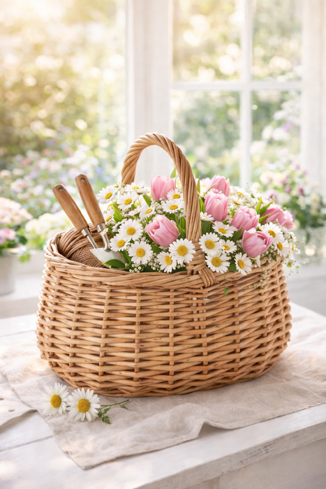 Cesto in Rattan Ib Laursen