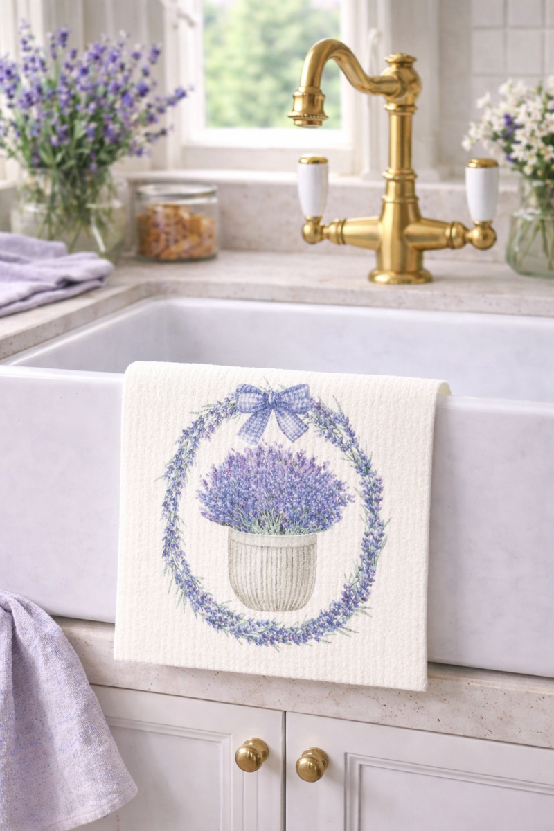 Panno Svedese con Lavanda