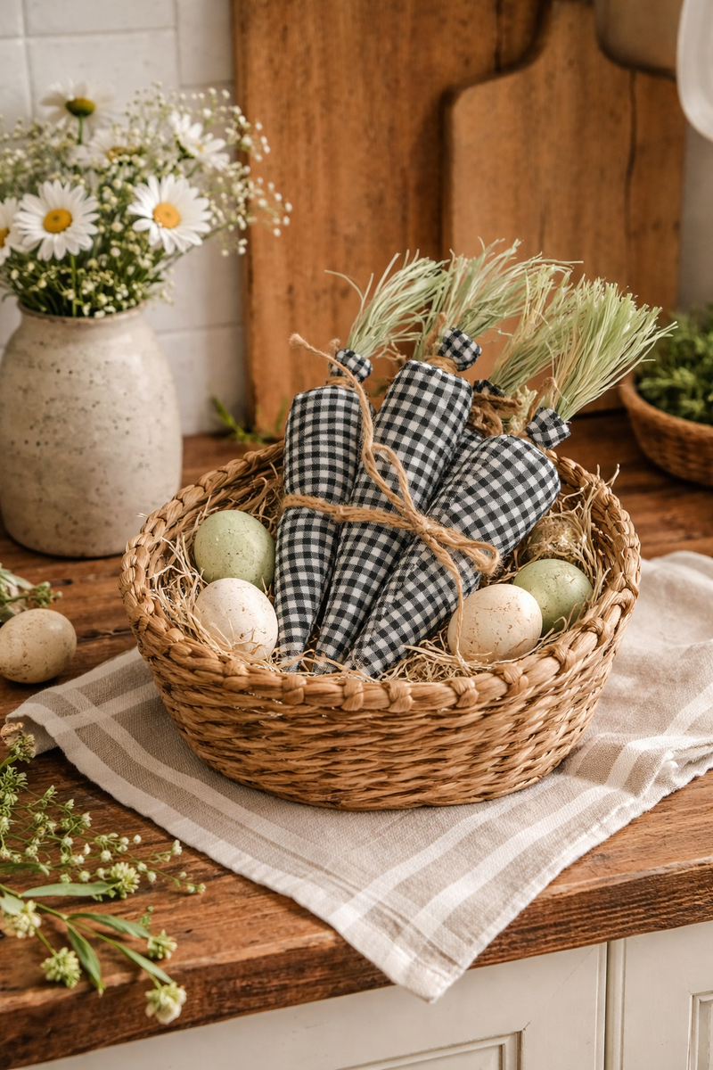 Carote decorative set di 4