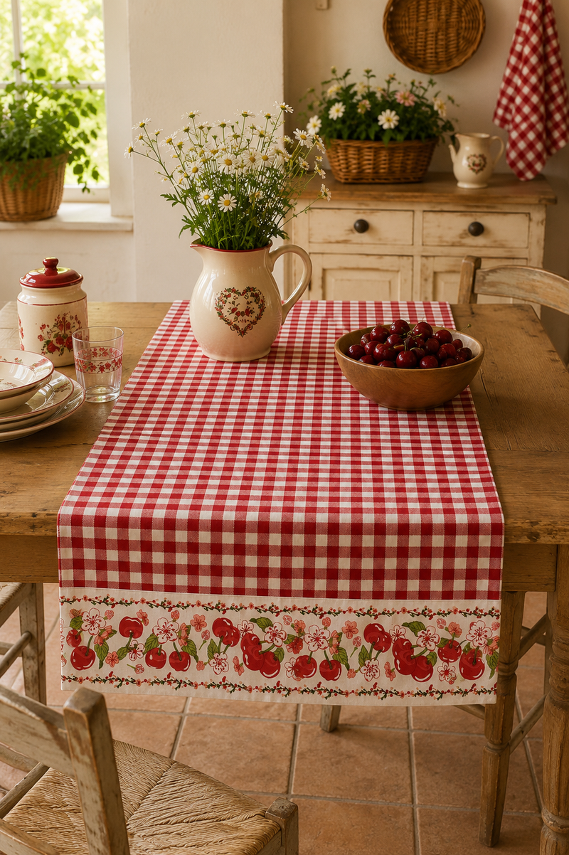 Runner da Tavola Soft Cherry Sophie 45x140 cm