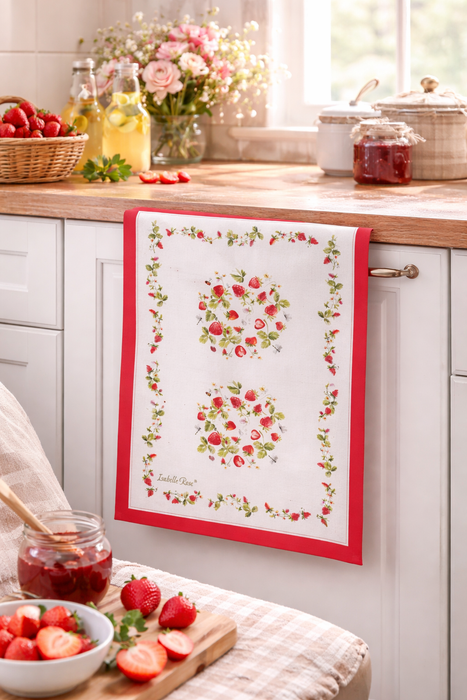 Strofinaccio Vintage summer Isabelle rose