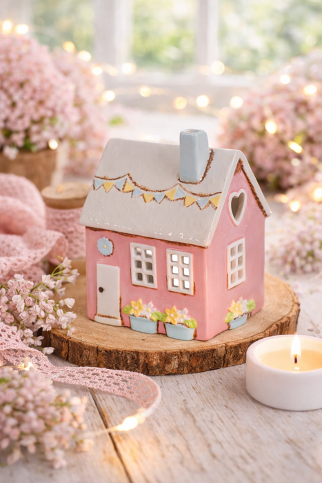 Casa Portatealight rosa Isabelle Rose