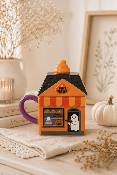 Tazza con Coperchio "Boo's Bakery"
