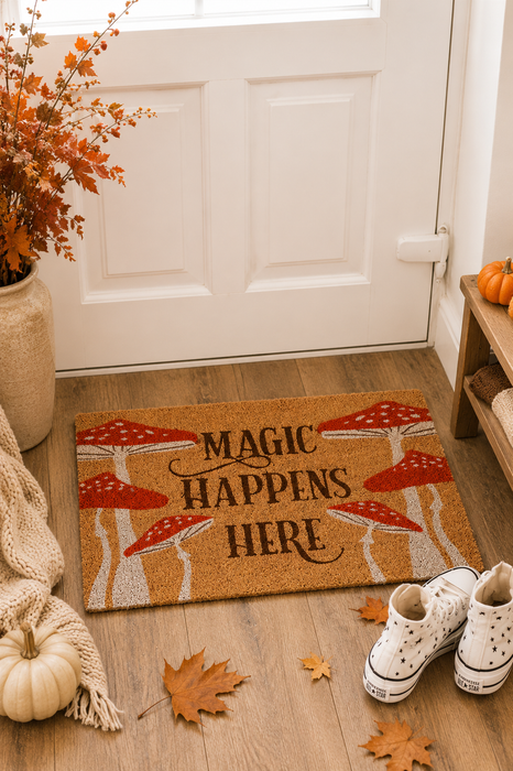 Zerbino in Fibra di Cocco "Magic Happens Here"