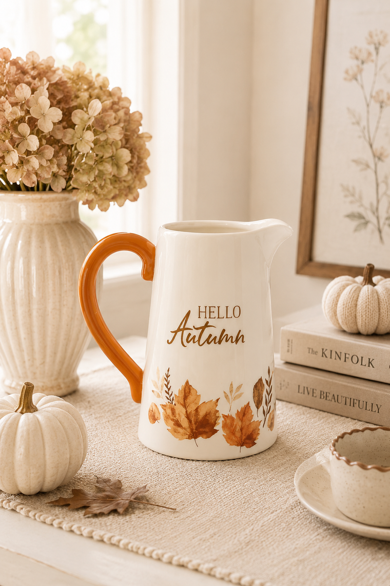 Brocca in ceramica Autunnale