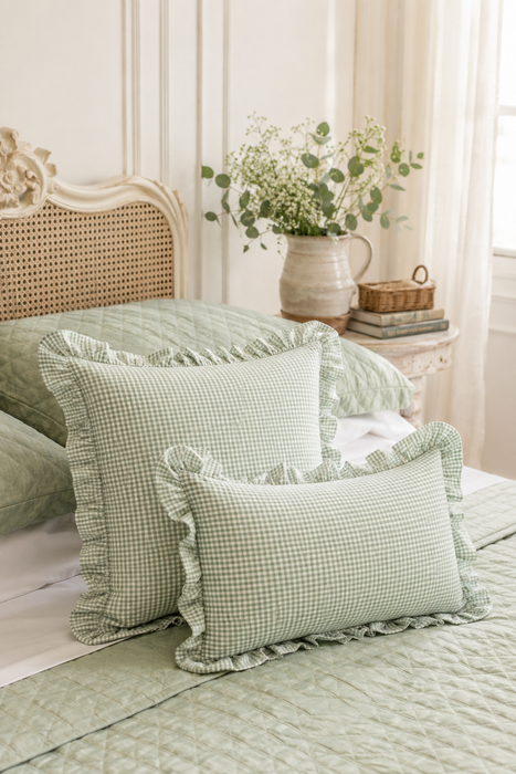 Set 2 Cuscini Arredo Blanc Mariclò Sogno Vicky Verde