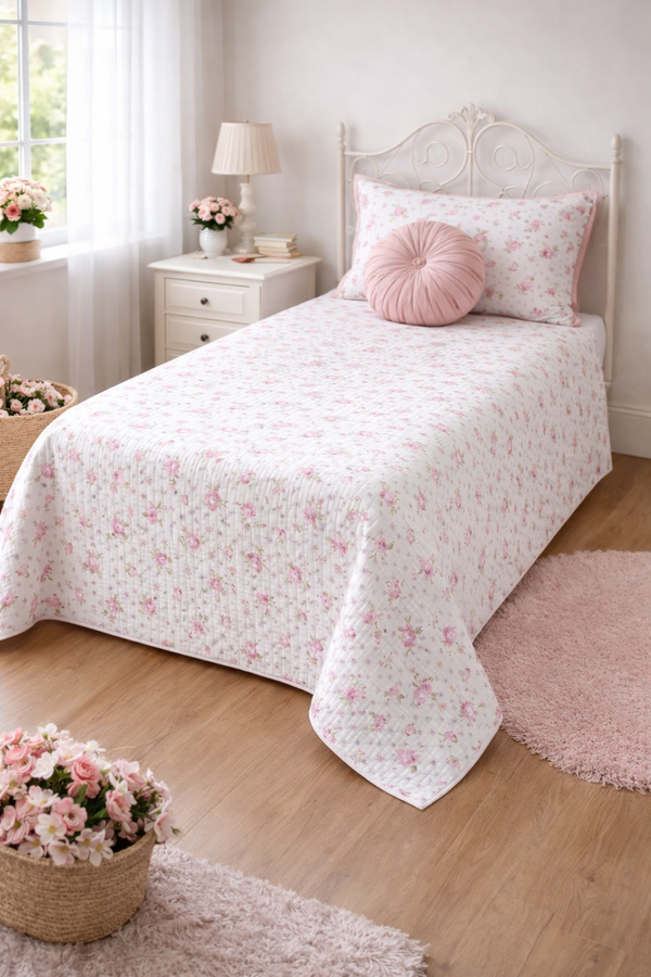 Trapuntino Singolo 170x250 cm in Microfibra Boccioli