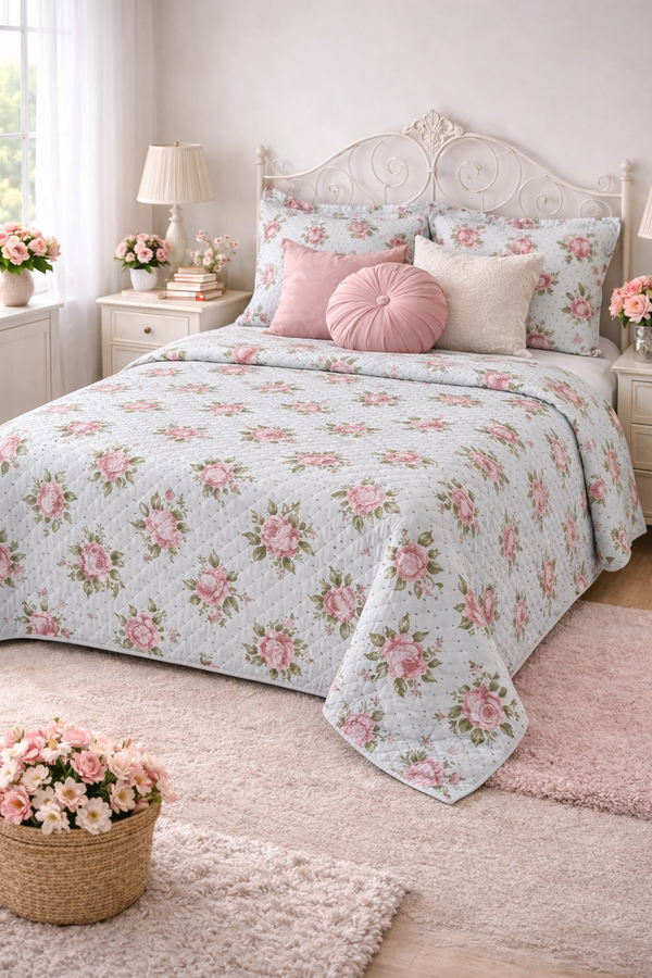 Trapuntino Matrimoniale 250x250 cm in Microfibra