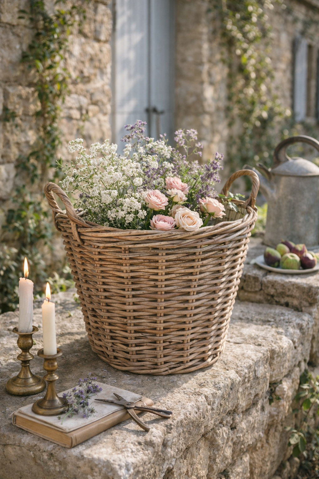 Cesto in Rattan e Salice Ib laursen