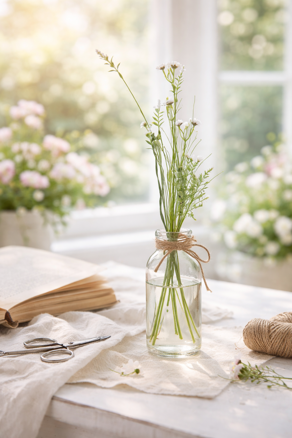 Fiore Artificiale Bianco 78 cm IB Laursen