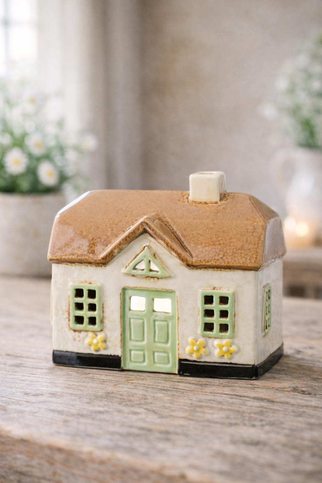 Casetta Porta Tea Light IB Laursen in Ceramica