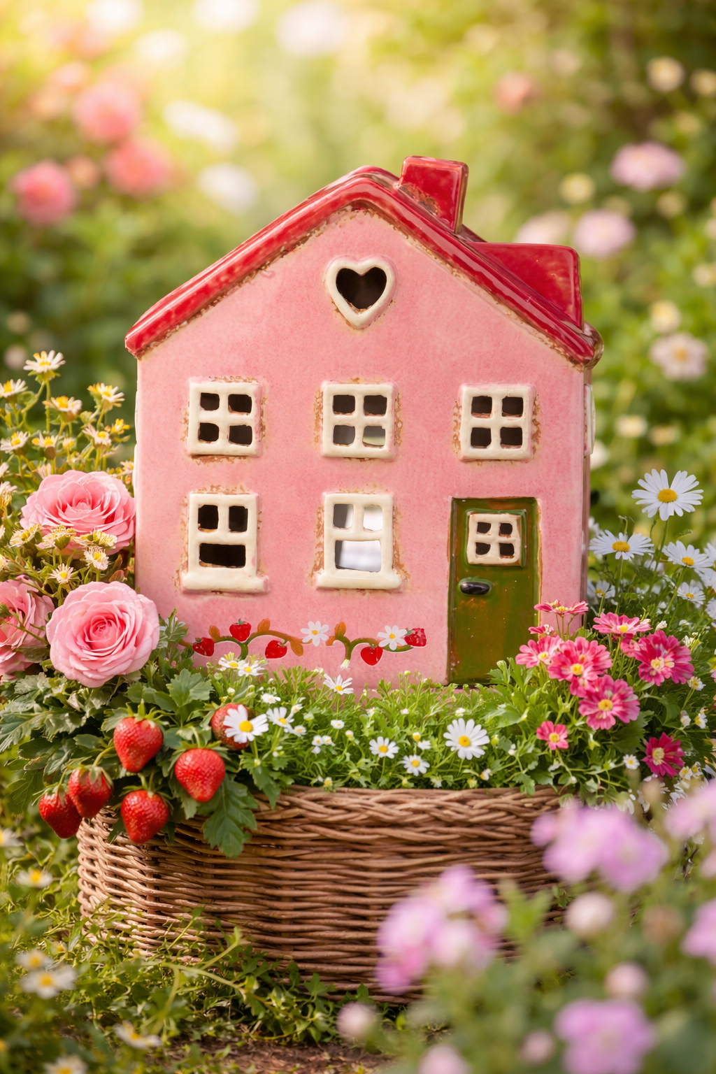 Casetta portacandela IB Laursen rosa