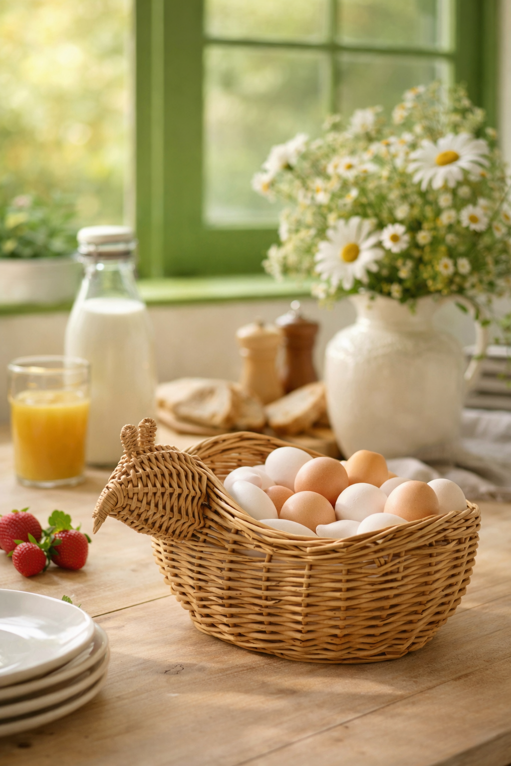 Cesto Gallo in salice intero Ib laursen