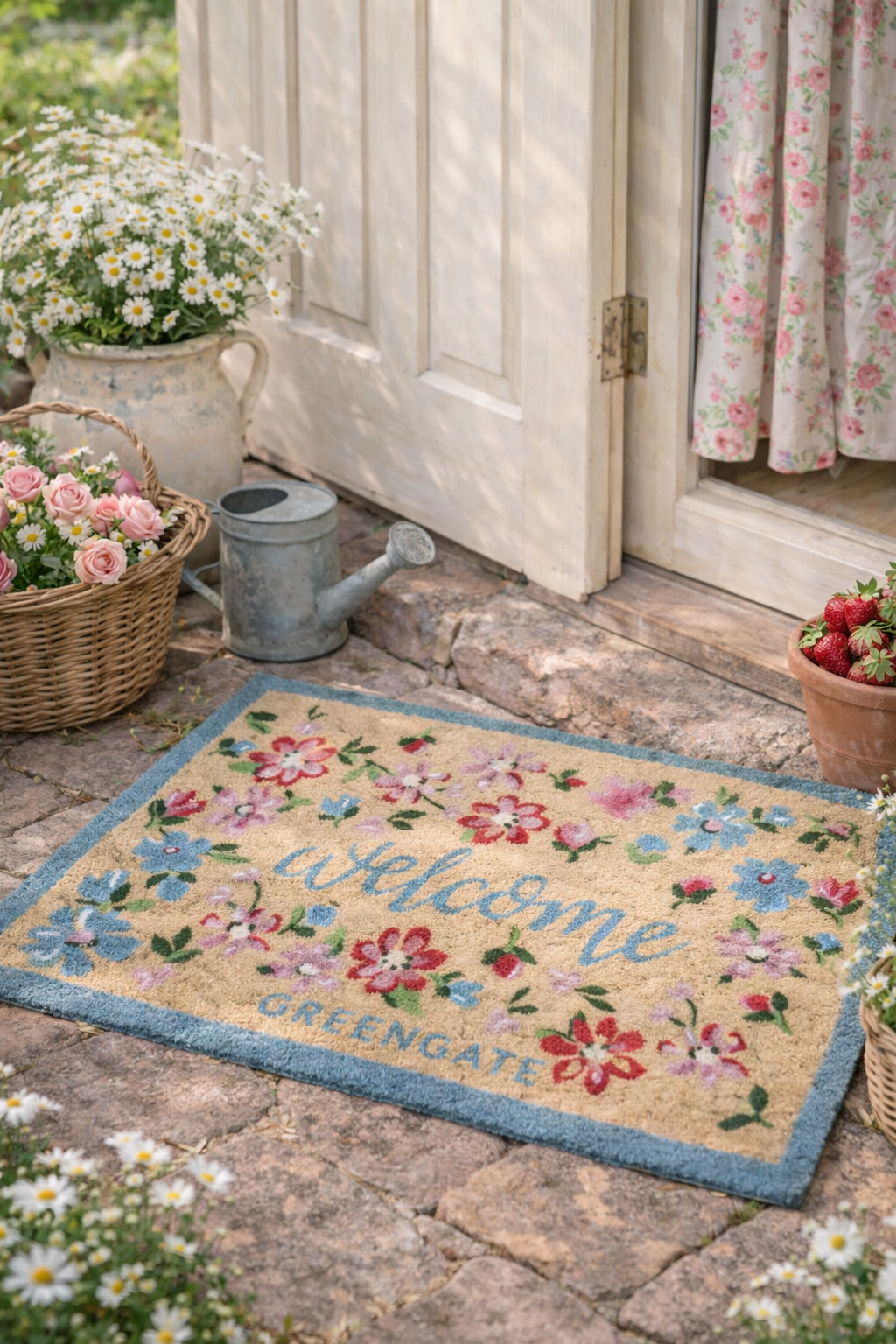 Zerbino GreenGate Louisiana White 40x60 cm