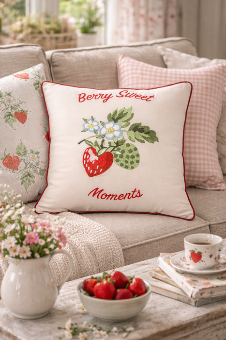 Fodera Cuscino Berry Sweet Moments 40x40 cm Greengate