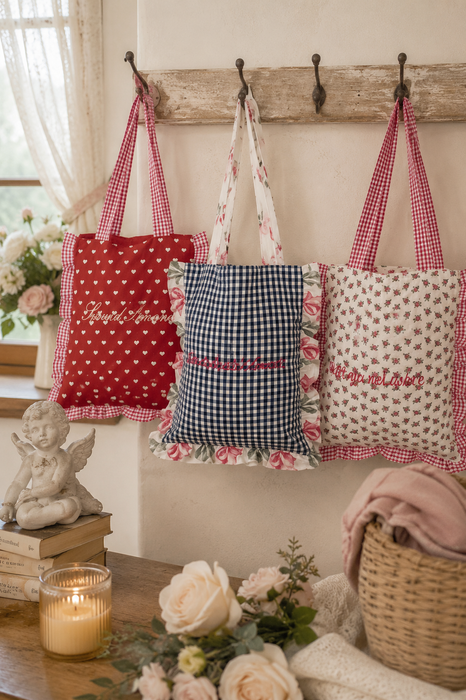 Borsa Shopping Blanc MariClo con Ricamo