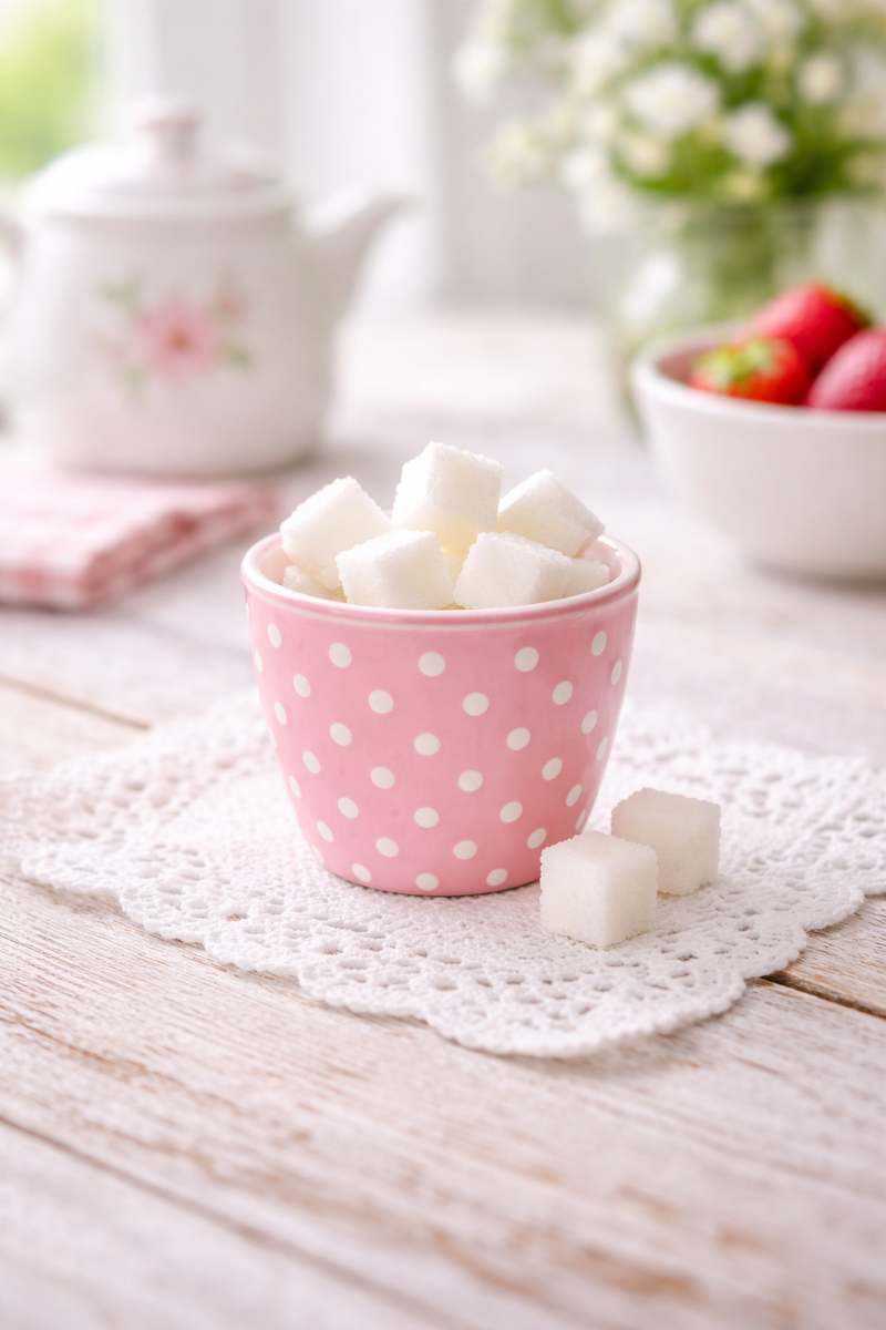 Mini Tazza da Latte GreenGate Dotty Pale Pink 130 ml
