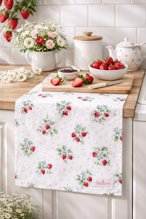 Strofinaccio Berry White 50x70 cm  GreenGate