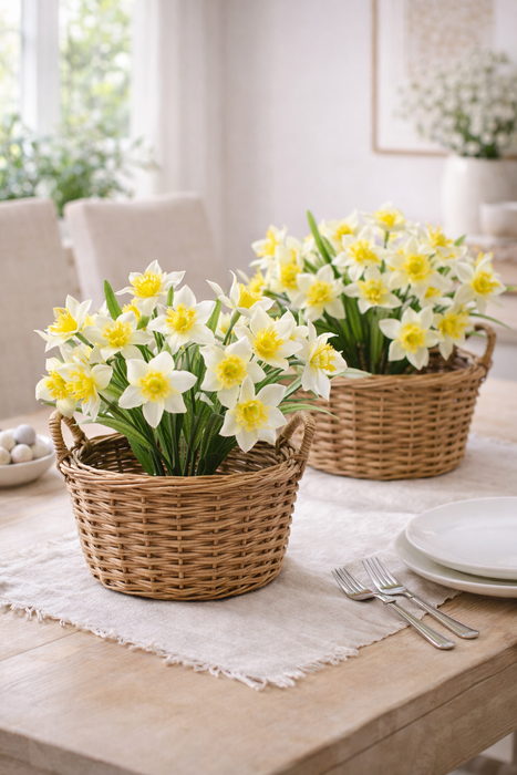 Narciso mazzo da 4 H 38 cm Edg