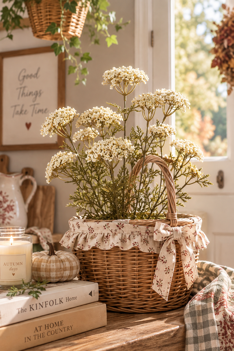 Fiore decorativo bianco  IB Laursen – H 40 cm