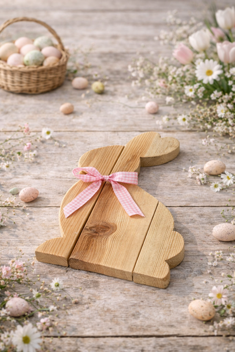 Tagliere Coniglio bonnie in legno riciclato