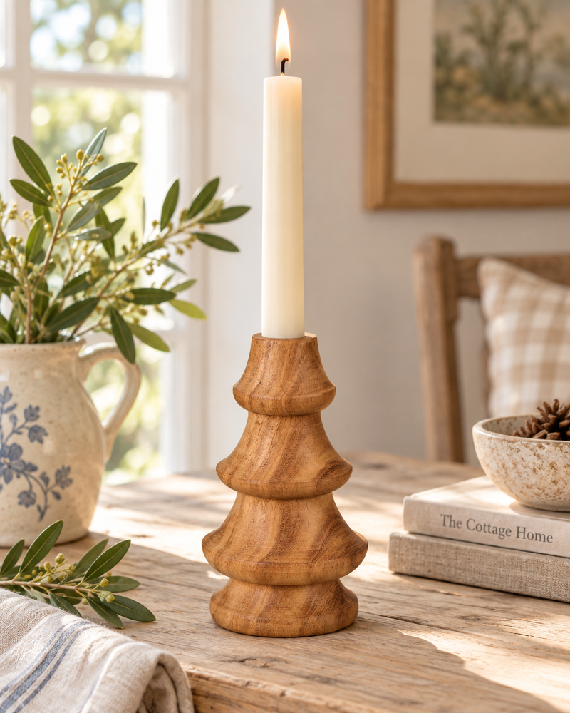 Candeliere a Forma di Albero in Legno 11,5x6,8 cm Ib laursen