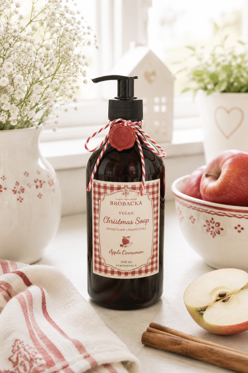 Sapone Mani Mela e Cannella Christmas Soap Strömshaga – 500 ml