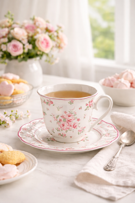 Tazza con Piattino Bella 300 ml  Isabel Rose
