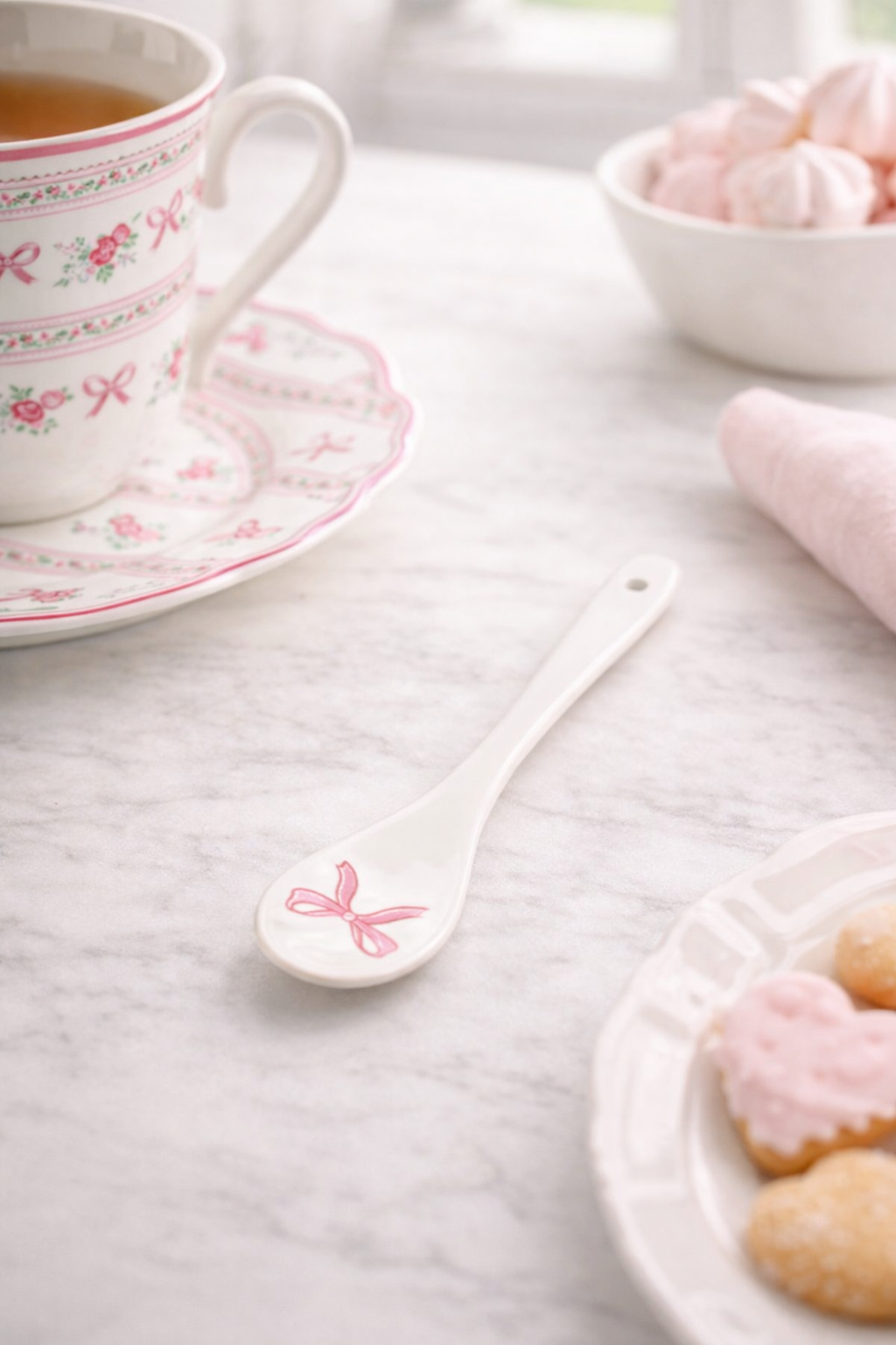 Cucchiaino in Ceramica 13,5 cm – Ribbon  Isabelle Rose