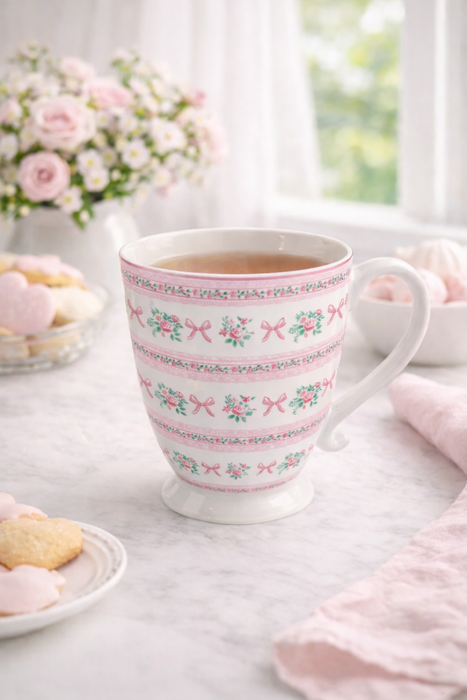 Tazza in Porcellana 430 ml – Ribbon Isabelle Rose