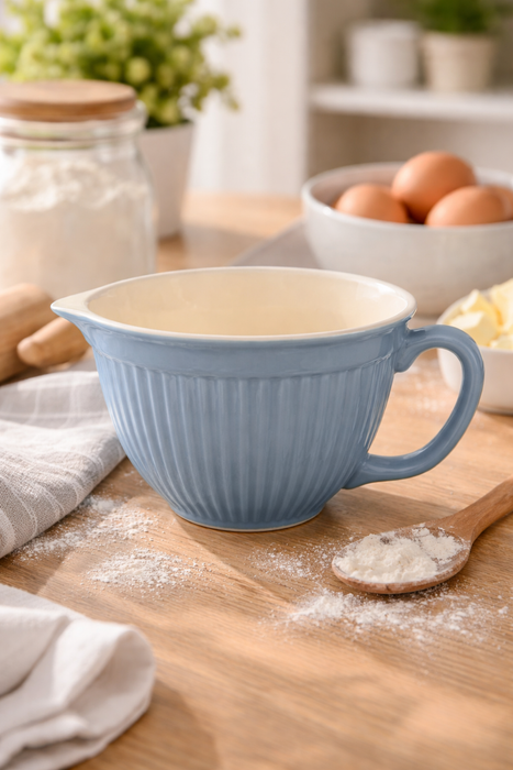 Ciotola mescolatrice in ceramica Mynte Blue Bell-Ib laursen