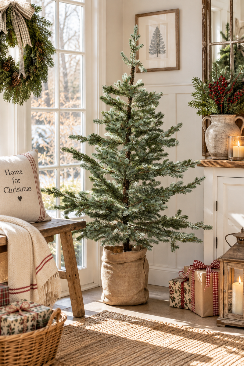 Abete di Natale Artificiale 125 cm Ø 60 cm Ib laursen