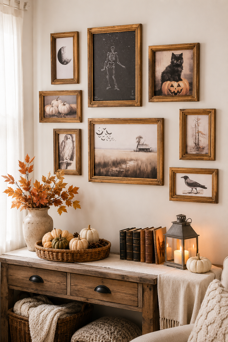 Quadro Autunnale Vintage da Parete