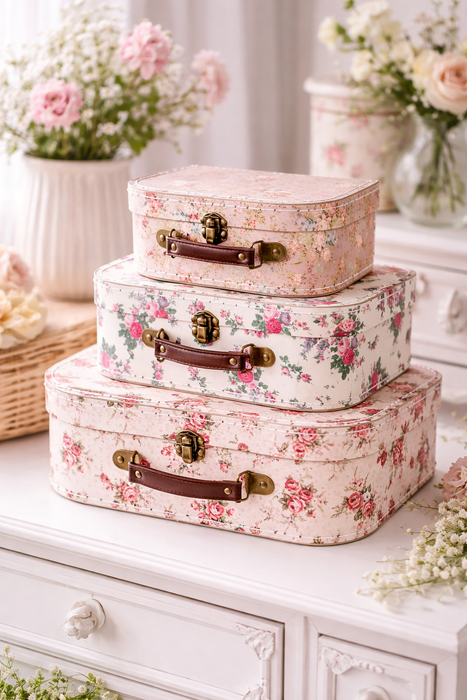 Set Valigette Decorative Floreali