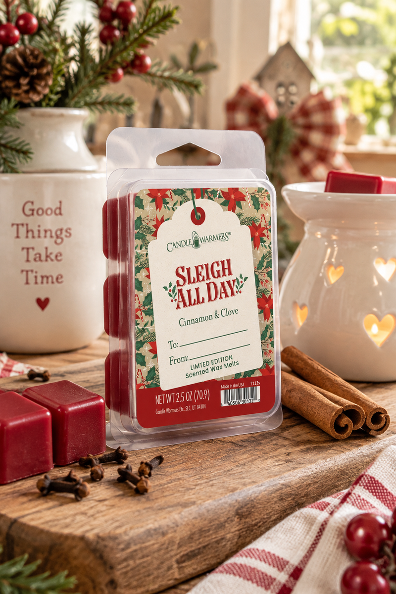 Cera Profumata Sleigh All Day Cannella & Chiodi di Garofano – Candle Warmers 70 g