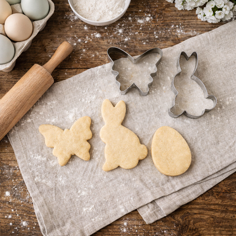 Set 3 Stampi Pasquali PePen 5–8 cm Nuvole di Stoffa